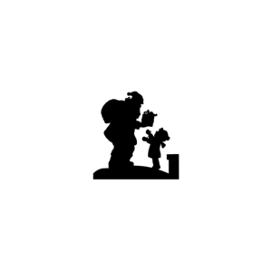 Element Santa Claus + Child