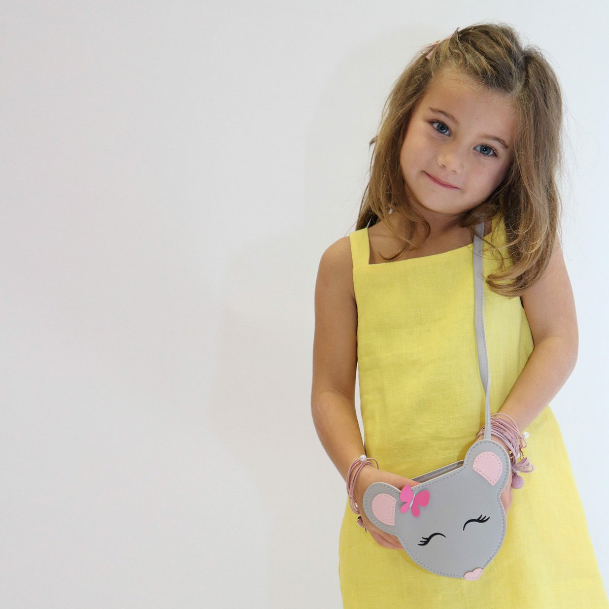 Bandolera ajustable de animales para niños - Sumi el ratón