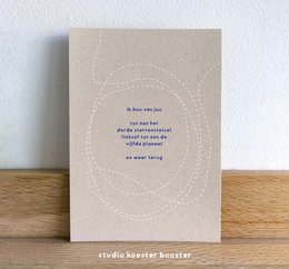 Postcard | ik hou van jou