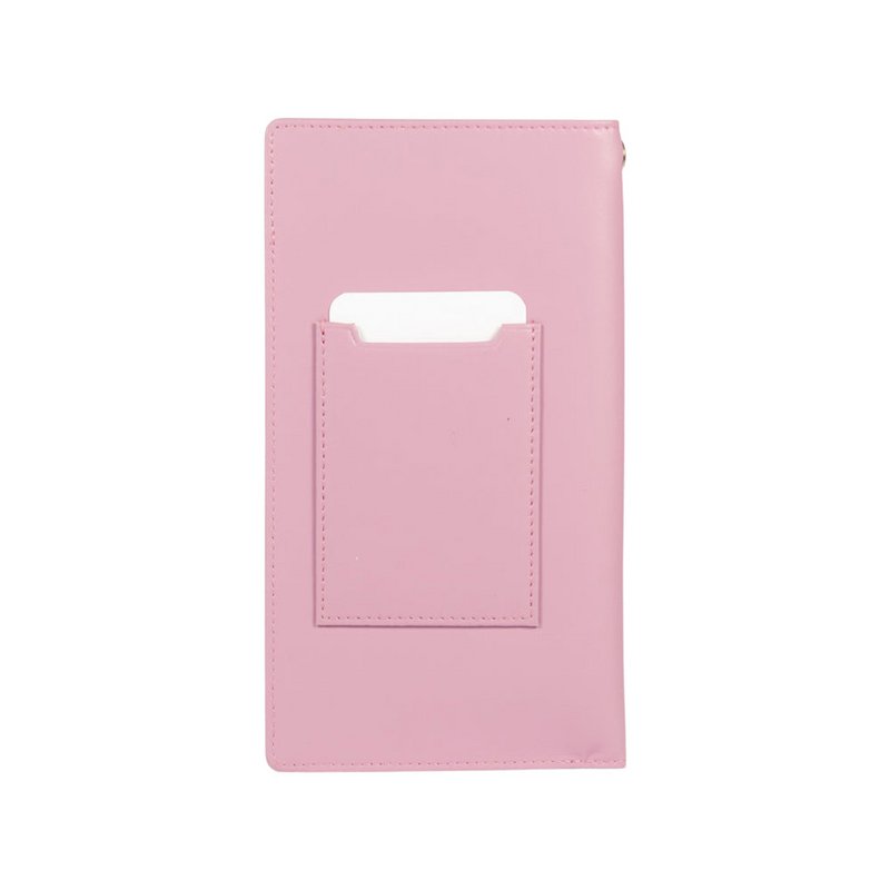RB1087CI | Brillen-/Smartphone-Halter mit Schultergurt, hergestellt in Italien aus echtem, glattem, mattem Leder. Lila Farbe