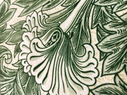 Vintage William Morris Green Tulip Pudebetræk | WIM012