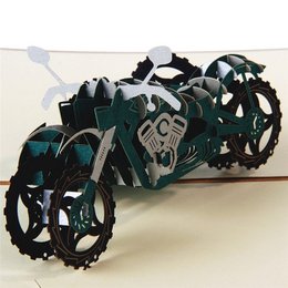 3D -kort til ham til far - Jeep og motorcykeldesign