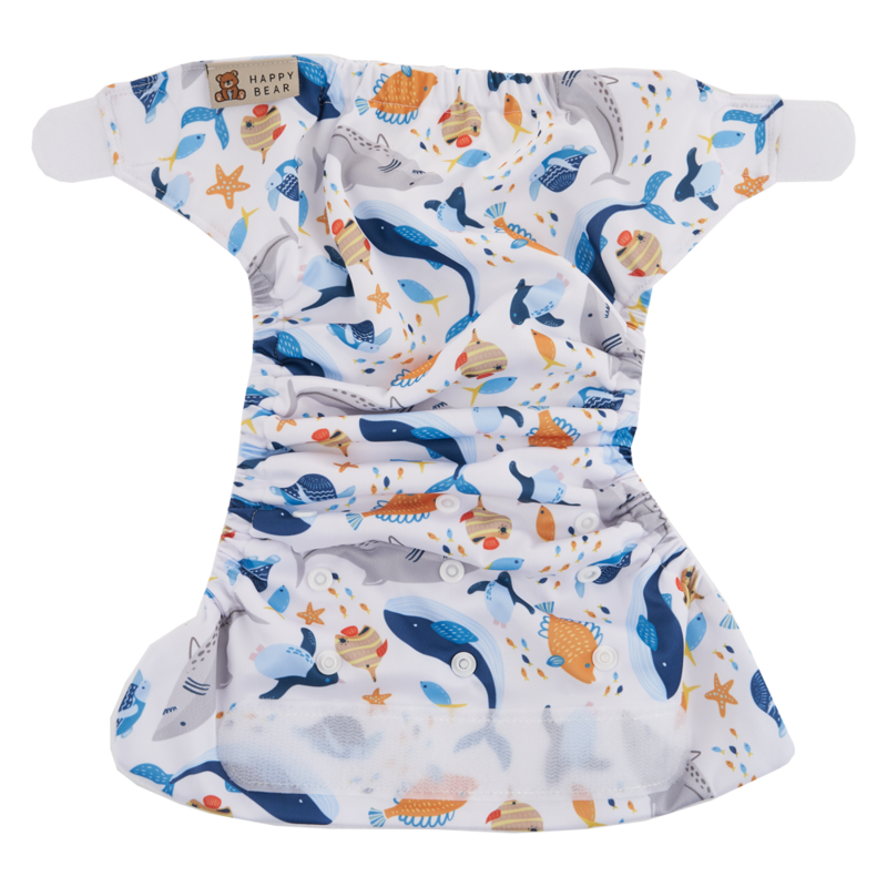 Pannolino da bagno | Velcro | Marina