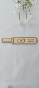Wooden pregnancy test | You will become Uncle & Aunt