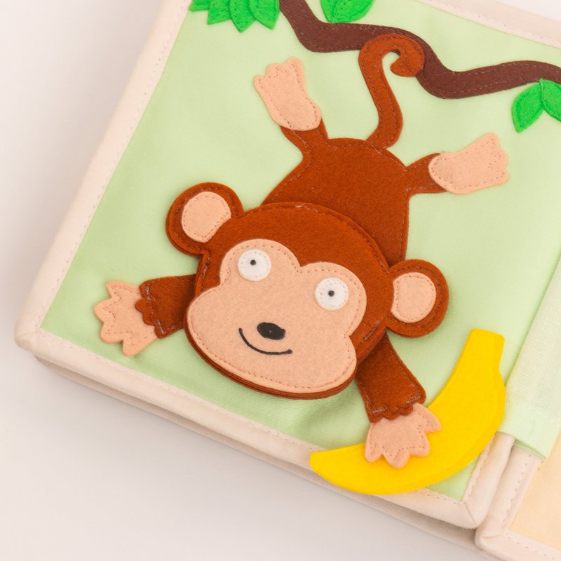 Animal Friends - Mini libro tranquillo di 6 pagine