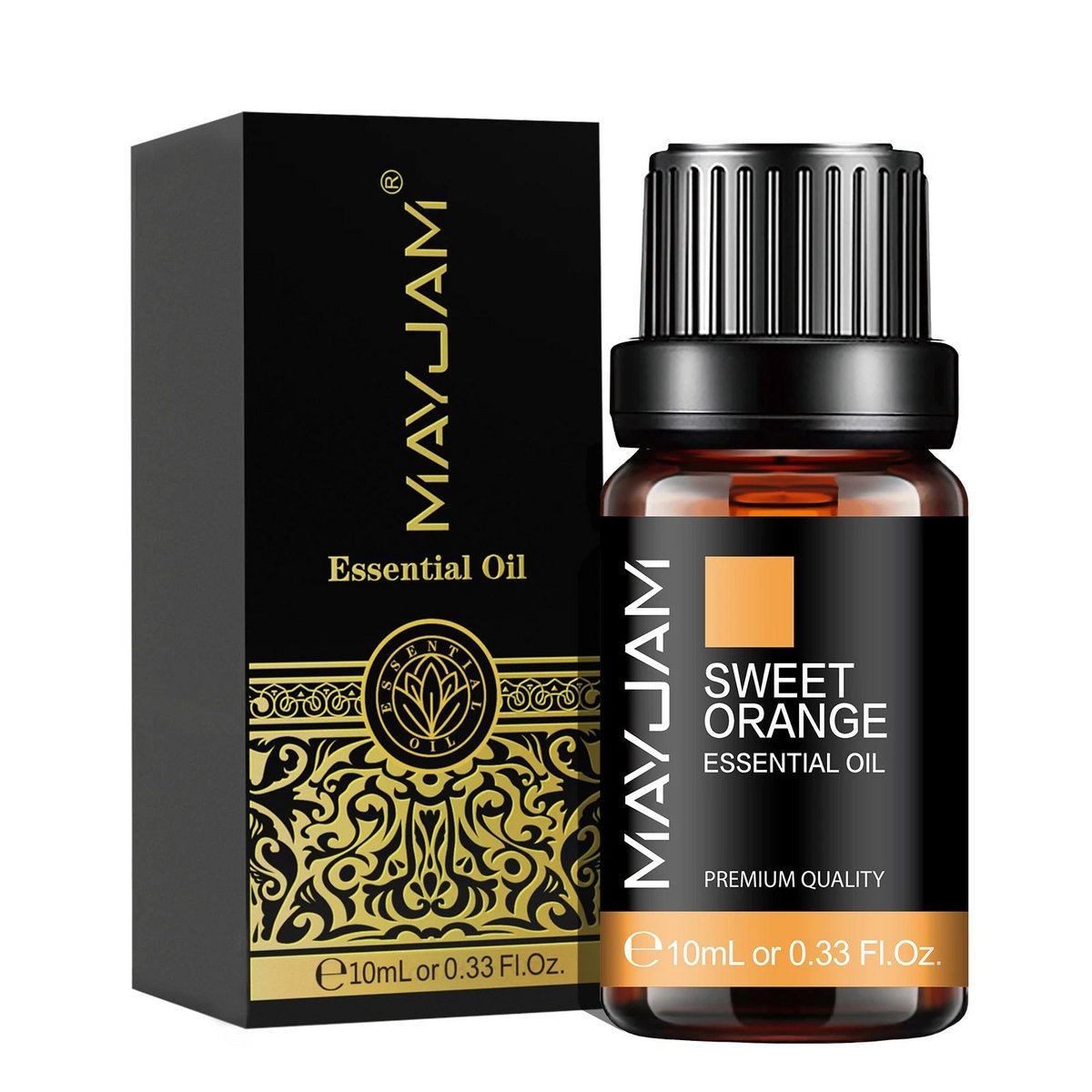 MAYJAM 10ML Lavender Lemongrass Jasmine Vanilla Eucalyptus Rose Lemon Essential Oil For Humidifier Diffuser Candle Making