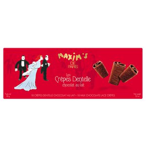 Box of 18 milk chocolate lace pancakes - 90 g