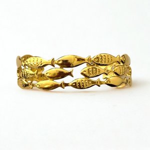 Die Fische Edelstahlarmelement Armband