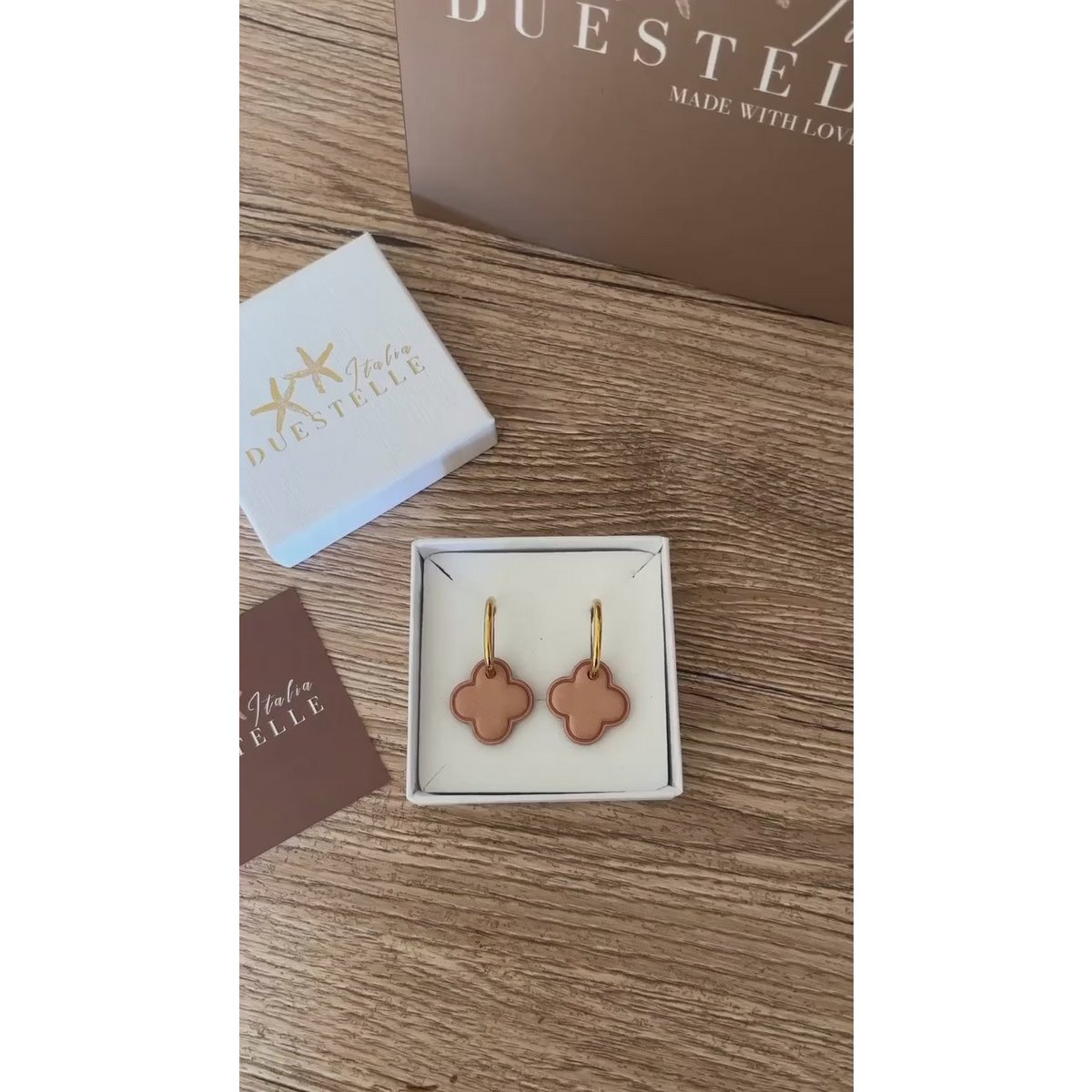 PURE CLOVER – Guld firkløverarmbånd