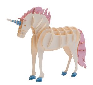 3D Paper Model - Unicorn