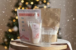 Navulpakket Giethars Medium, a DIY craft kit containing resin and accessories for creating handmade projects. The kit includes materials for casting and molding, suitable for a variety of craft activities.
