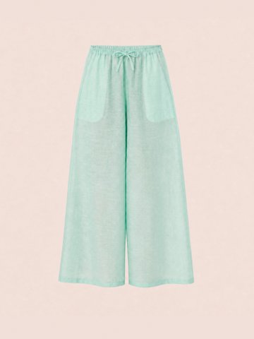 Lässige Mint-Hose