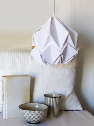 Origami Plain Color Papier Anhänger - Größe S.