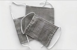 ORGANIC protective mask infused with binchotan charcoal X 2