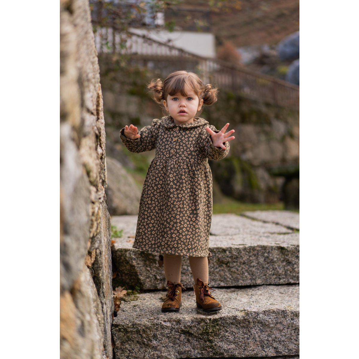 Dress Montana Khaki Print