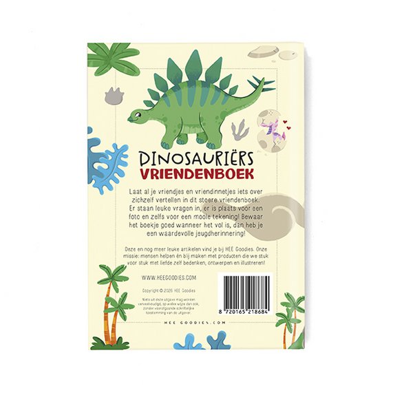 Freundebuch Dinosaurier A5 // Jungen