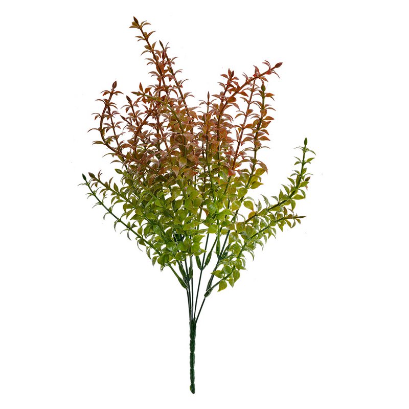 Künstliche Pflanze 40 cm grüner Kunststoff