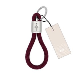 RAW ELEMENT DOX Compass Keychain - Sailing Rope Climbing Rope - Original & Handmade | for men and women