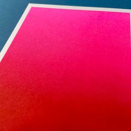 Riso Postkarte Gradient Pink/Red, Risographie, DIN A6
