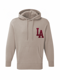 Limited Hoodie Lounge Los Angeles Bordeaux Glitter Chest Velvet Copy