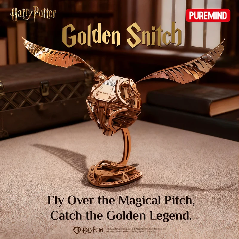 Harry Potter, 3D-Modellgebäude, Goldener Schnatz, 1631, 26,6 x 9,3 x 16,5 cm