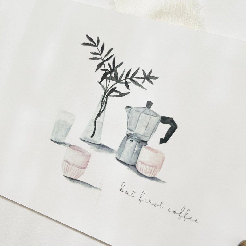 Postkort - Men først kaffe