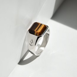 Ring HORUS TIGEREYE | 925 sølv