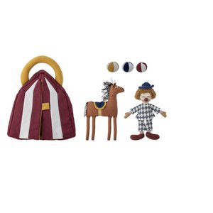 Theobald Soft Toy, Red, Cotton