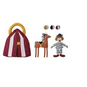 Theobald Soft Toy, Red, Cotton