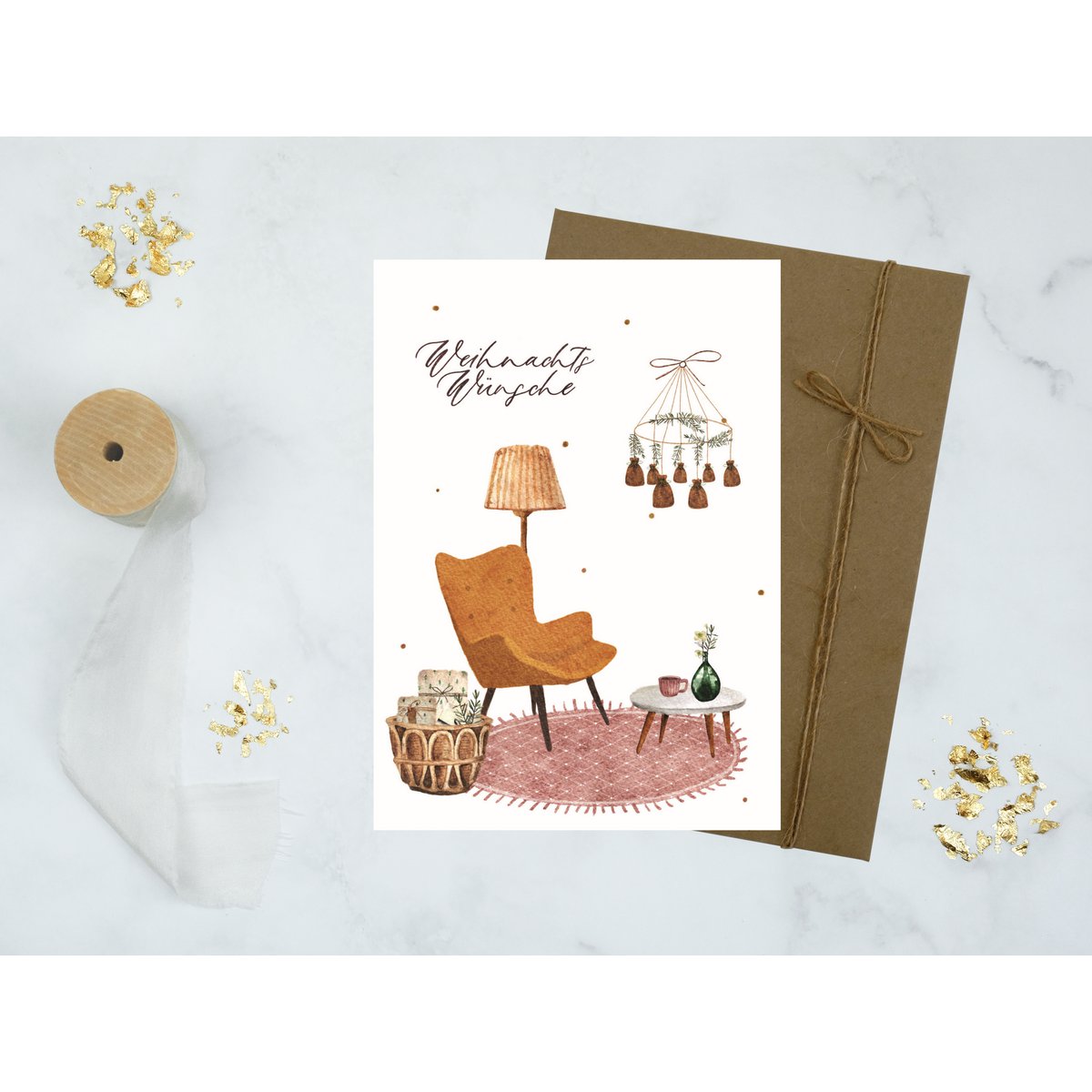 Christmas card "Christmas wishes"
