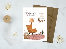 Weihnachtskarte  "Weihnachtswünsche"