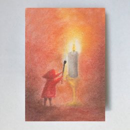 Mini card Candle (A7)
