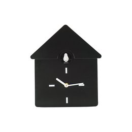 Reloj- Cuco de reloj de pared- Negro- 24x27x9cm