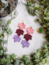Boucles d'oreilles feuilles d'automne