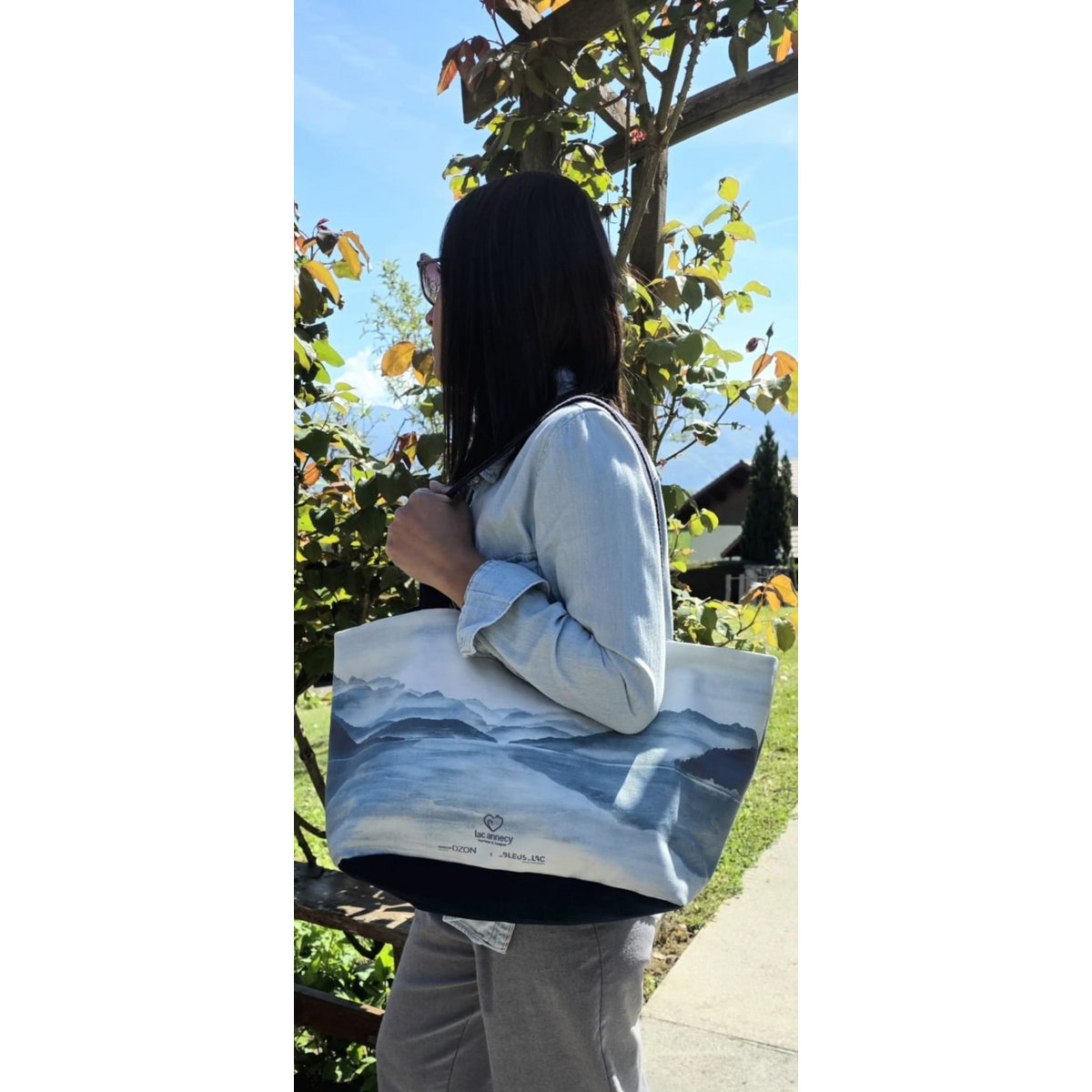 Sac cabas – Reflets - Albigny – Design by Gilles Giacomotti
