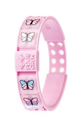 PIXIE CREW Kreativt pixelarmbånd — japansk forår / pink med sommerfugle