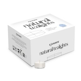 C lys | Øko fyrfadslys | Vegansk | 100 styk | 6 brændetimer