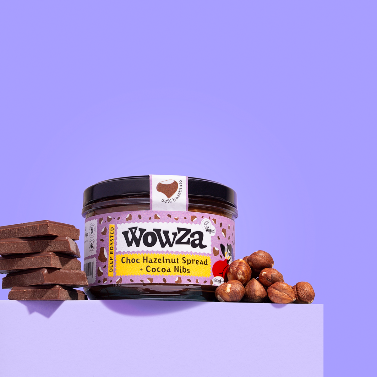 Wowza Choc Hazelnut Spread + Cocoa Nibs