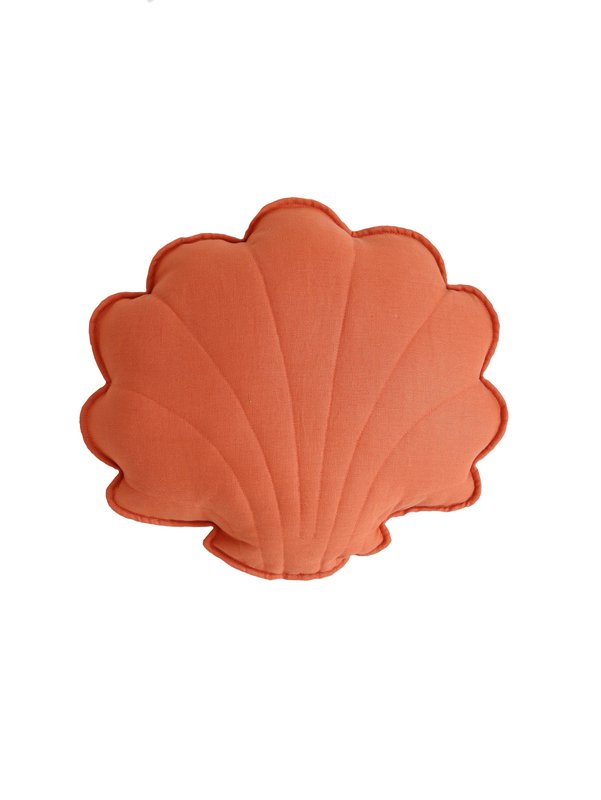 “Papaya” Linen Shell Pillow