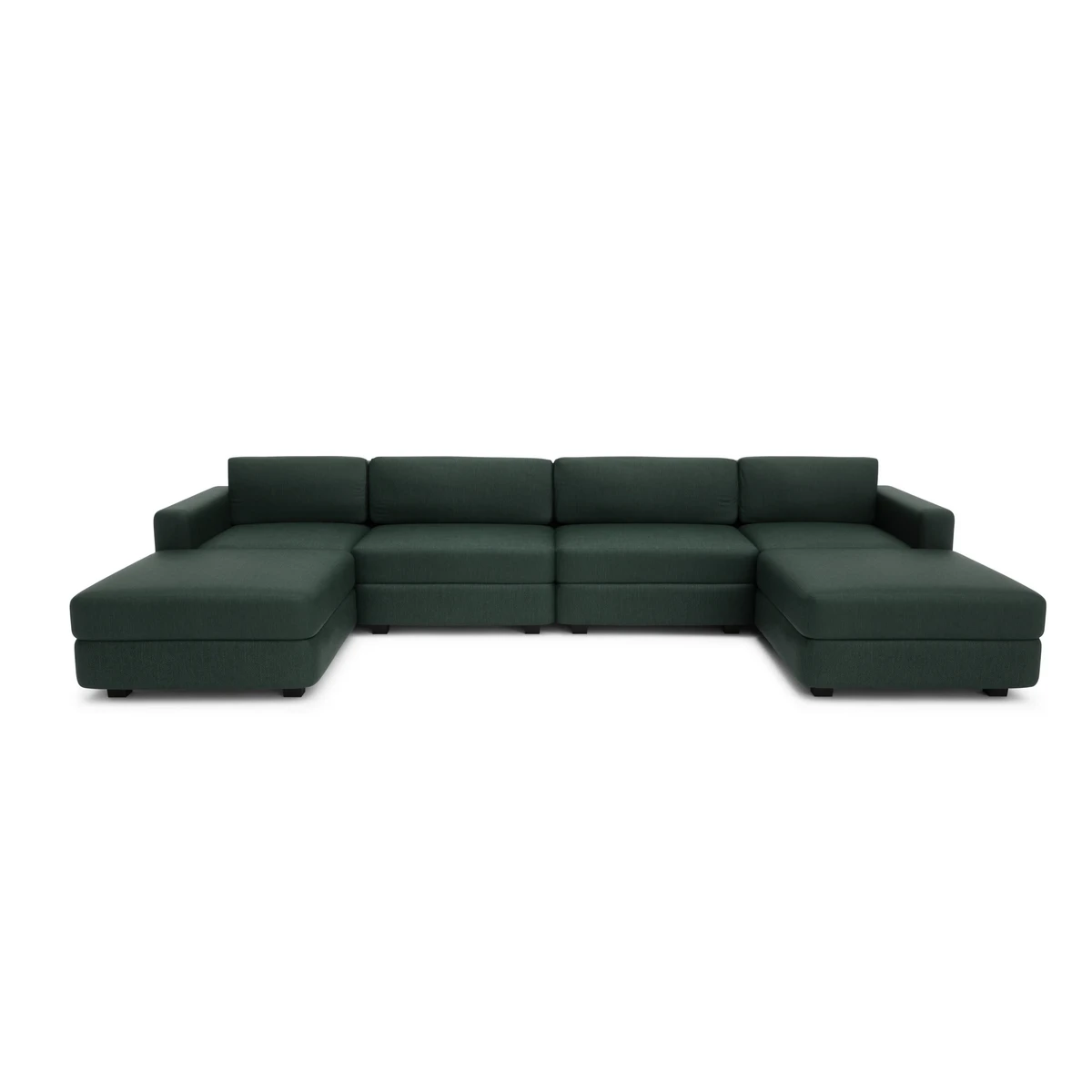 Modular Sofa GRACIA - U-shaped 180 x 360 x 180 cm - Green