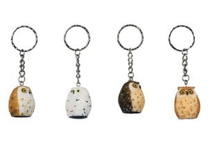 Poly uil 3x2x3cm, met sleutel