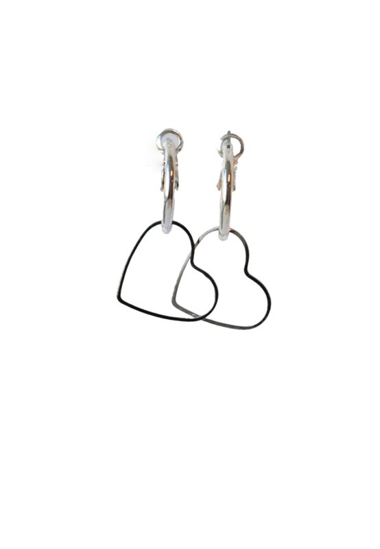 Creole with heart silver