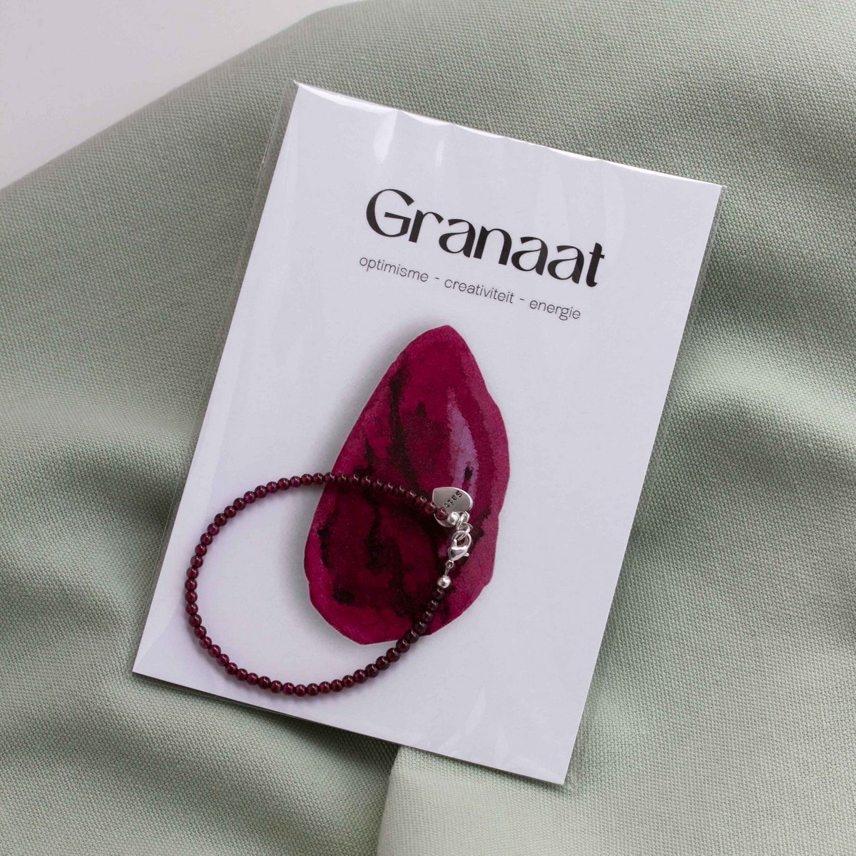 Bracelet de pierres précieuses grenat