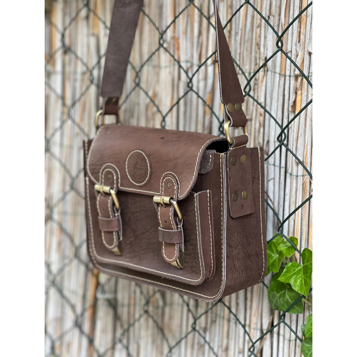 Handmade Genuine Leather Crossbody Bag