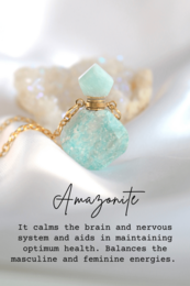 Luxury Mini Crystals Bottles | 24K Natural Crystals Bottle Necklaces