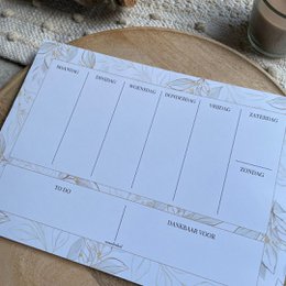 Weekplanner A4
