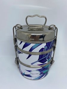 Tiffin - Brotdose - Lila Federn
