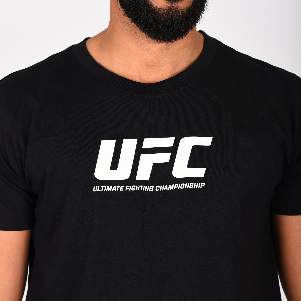 UFC officieel zwart T-shirt voor heren – collectie 2025/2026 – sport, training en streetwear – maten S tot XXL