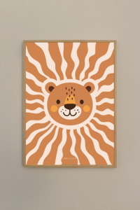Poster Children's Room - Lion Lio