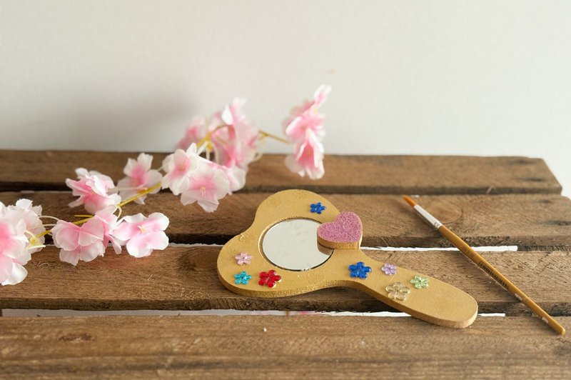 DIY Craft Kit træhåndspejl